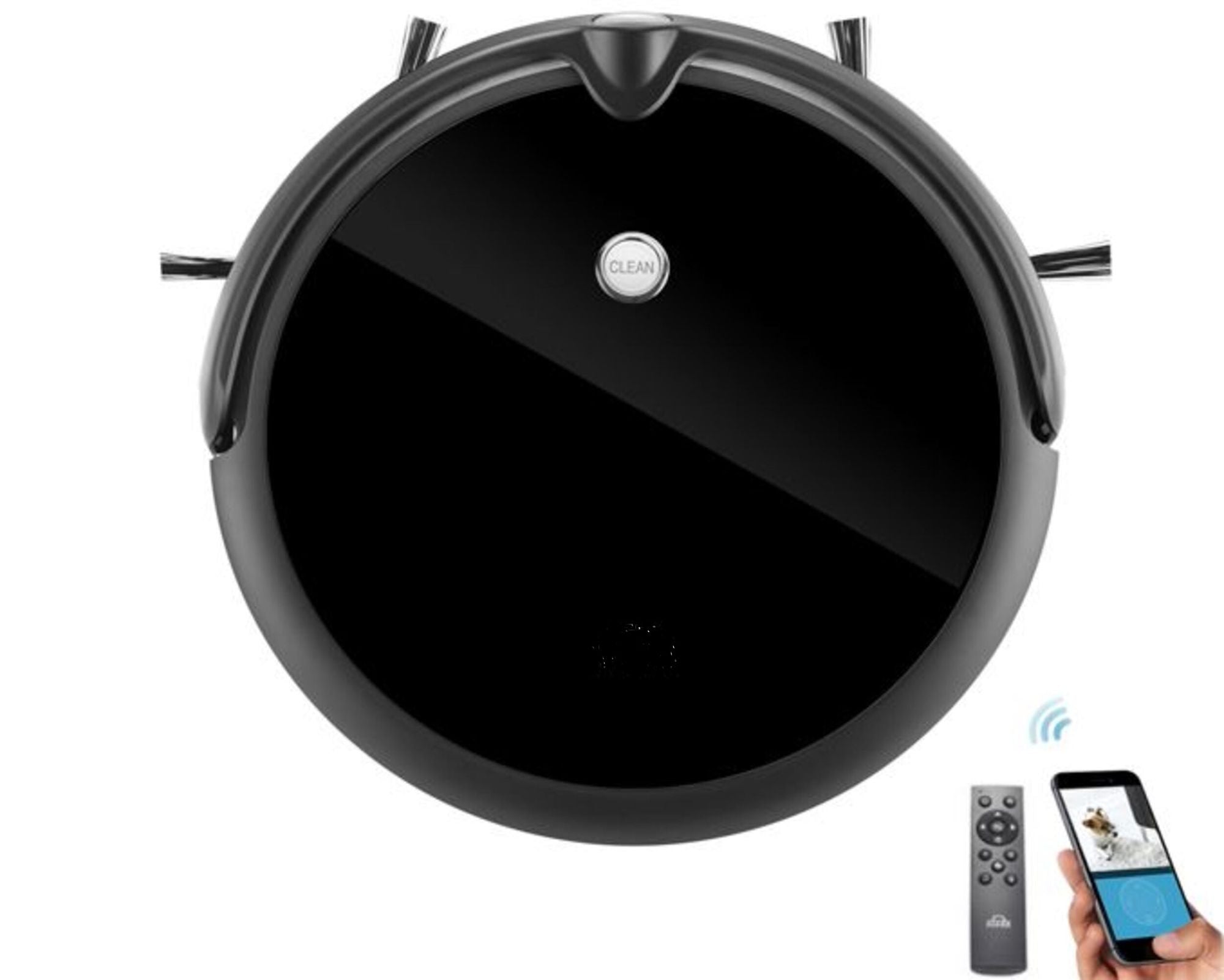 iMass Robot Vacuum Cleaner Mop Wi-Fi App & Live Video Calling Communication Recording Monitor - JM Variety Store